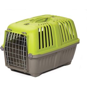 MidWest Spree Pet Carrier Green Plastic Dog Carrier (Option: X Small)